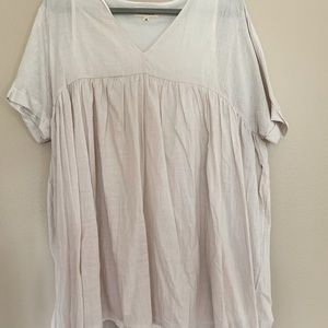 Flowy cream dress!! Has never been worn!